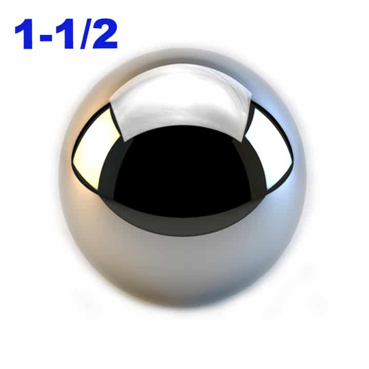 One 1-1/2" Inch G25 Precision Chromium Chrome Steel Bearing Ball AISI 52100