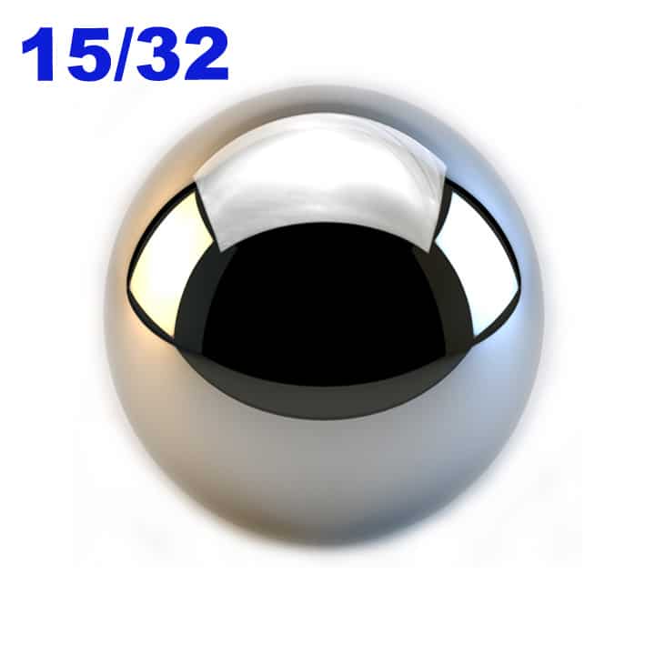 3000 Sfere Cuscinetto Acciaio Cromato – 5/32 Pollice – Precisione G25 – AISI 52100