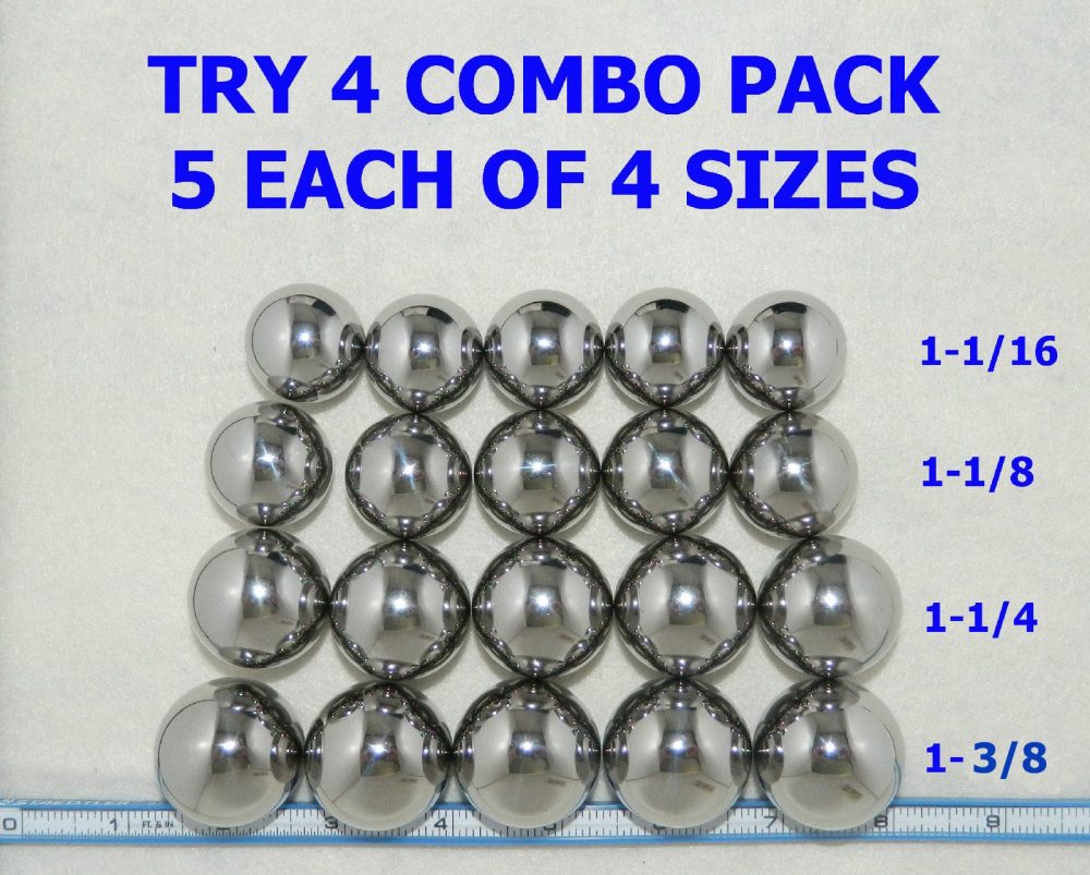 Try 4 Steel Ball Combination Pack